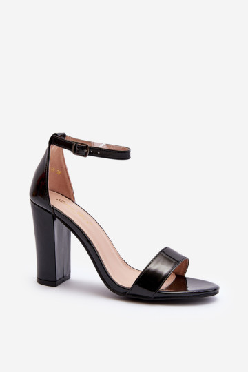 Juodi Thakko aukštakulniai sandalai 2