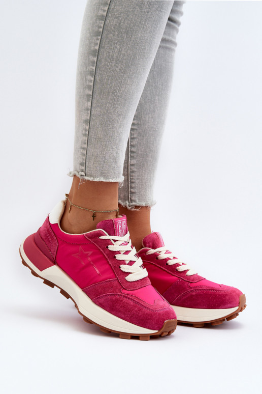 Moteriški odiniai sportbačiai Big Star NN274961 Fuksija