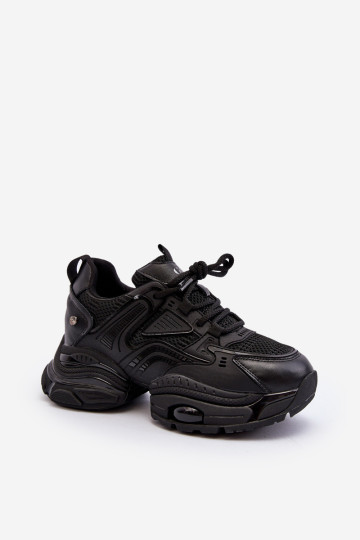 Sportbačiai su masyviu padu GOE NN2N4045 Juodi 2