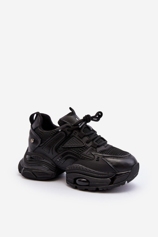 Sportbačiai su masyviu padu GOE NN2N4045 Juodi