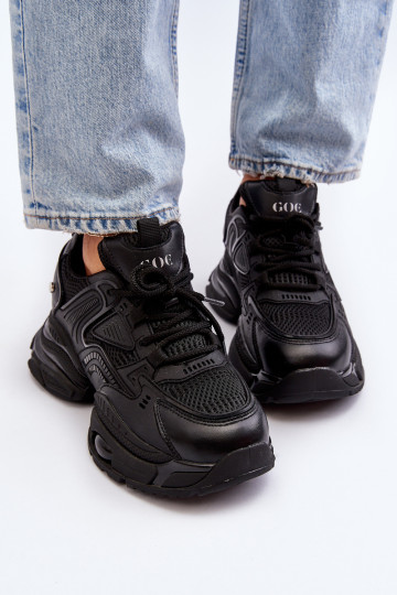 Sportbačiai su masyviu padu GOE NN2N4045 Juodi