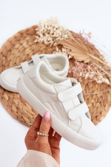 Vaikiški velcro sportbačiai Big Star NN374007 balti