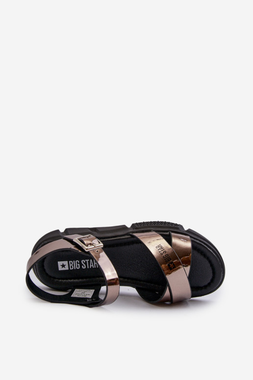 Mergaičių sandalai Big Star NN374264 juodi