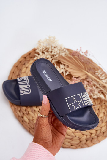 Vaikiškos šlepetės BIG STAR NN374521 Tamsiai mėlynos spalvos