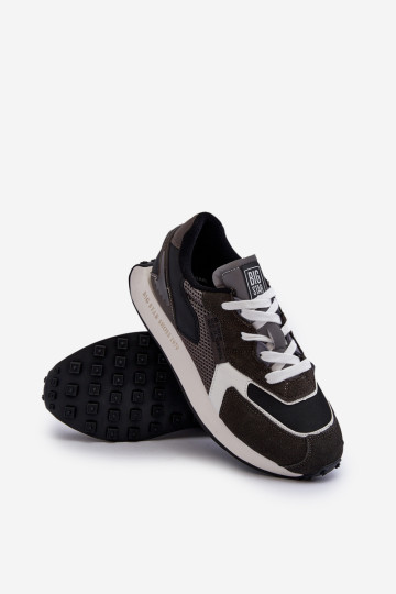 Vyriški Memory Foam System Big Star sportiniai sportbačiai NN174347 juodi 2