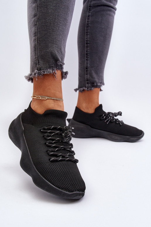 Moteriški juodi Juhitha sportiniai bateliai