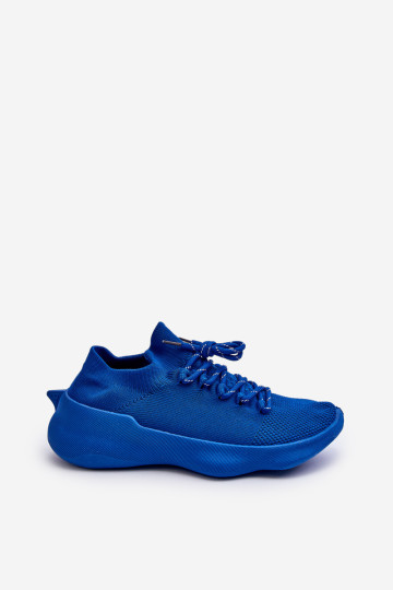 Moteriški mėlyni užsegami sportiniai bateliai Juhitha