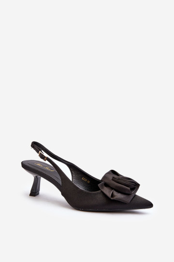 Juodi Ozena aukštakulniai su dekoracija 2