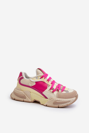 Moteriški sportbačiai su storu padu fuksijos peonema 2