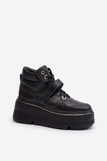 Zazoo 3450 juodi moteriški odiniai sportbačiai 2