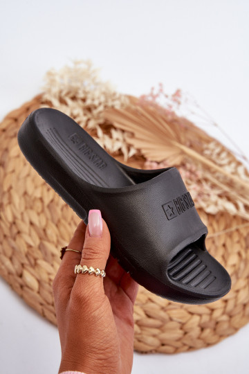 Lengvos vaikiškos šlepetės su porolonu Big Star NN374556 Juodos