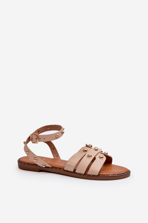 Smėlio spalvos moteriškos Ianaera sandalai