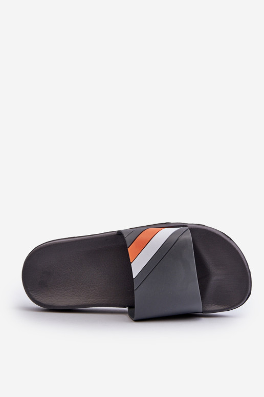 Klasikinės lengvos vyriškos šlepetės pilkos spalvos Bemostom