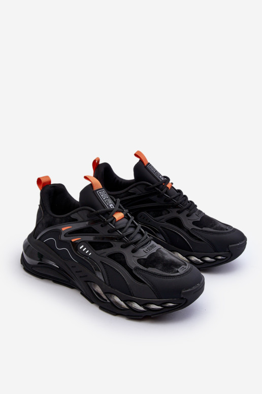 Vyriški sportbačiai HI-POLY SYSTEM Big Star sportiniai batai NN174382 juodi