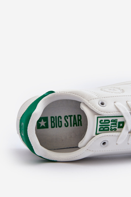 Vyriški žemi sportbačiai Eco Leather Big Star NN174280 balti