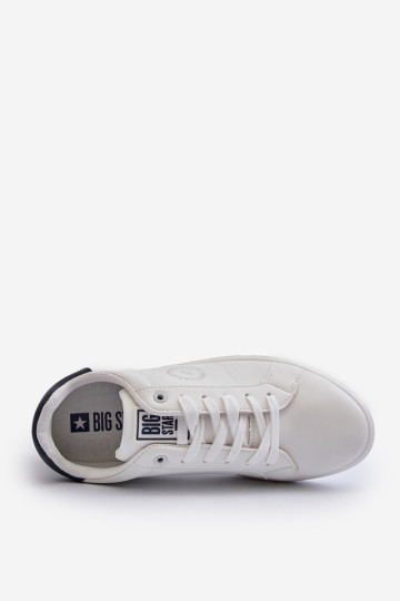 Vyriški žemi sportbačiai Eco Leather Big Star NN174282 Balta
