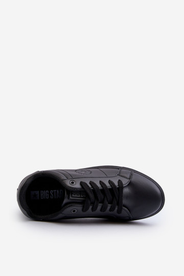 Vyriški žemi sportbačiai Eco Leather Big Star NN174284 juodi 2