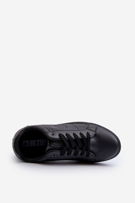 Vyriški žemi sportbačiai Eco Leather Big Star NN174284 juodi