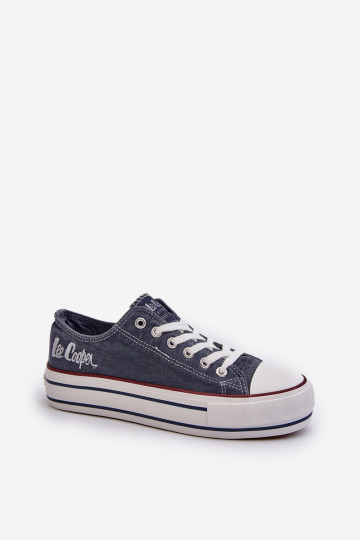 Moteriški sportbačiai su storu padu Lee Cooper LCW-24-31-2220 tamsiai mėlyni 2