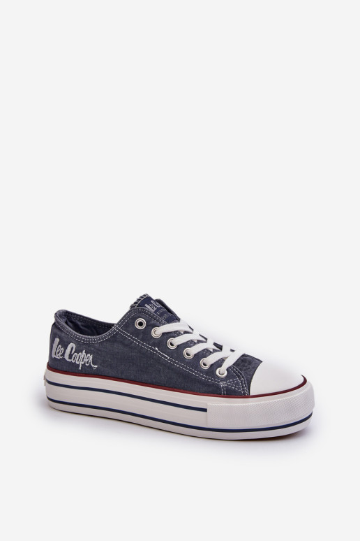 Moteriški sportbačiai su storu padu Lee Cooper LCW-24-31-2220 tamsiai mėlyni