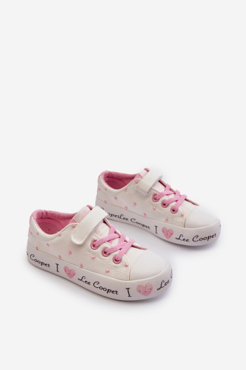 Mergaičių sportbačiai Lee Cooper LCW-24-02-2159 balti 2