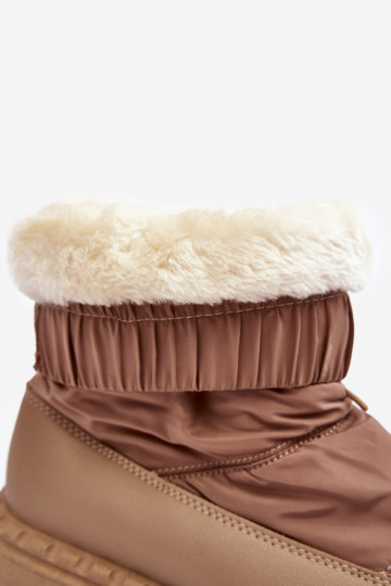 Moteriški žieminiai batai Lureta rudi 3