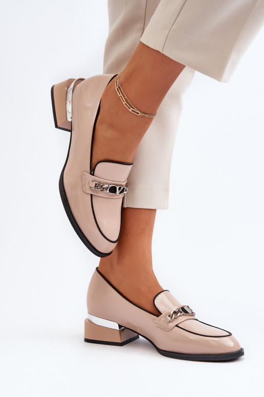 Žemakulniai batai Albreide smėlio spalvos 2