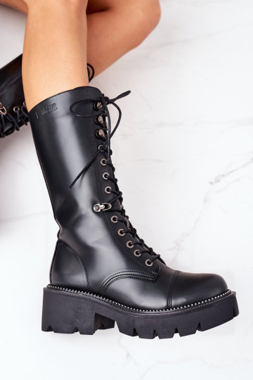 Big Star II274115 izoliuoti batai, juodi