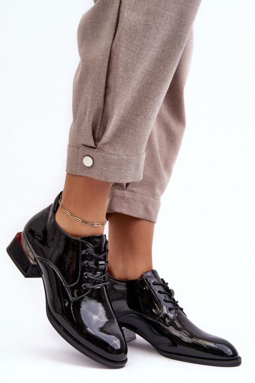 Moteriški lakinės odos batai, Black Banosa