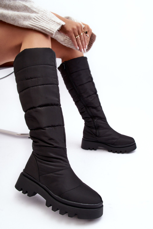 Moteriški izoliuoti sniego batai Black Big Star MM274332