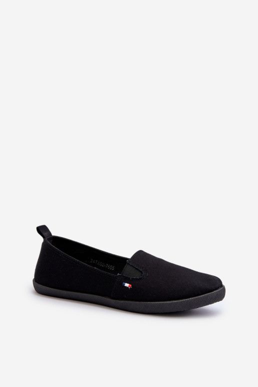 Moteriški Slip-On Sneakers Sneakers Black Adrancia