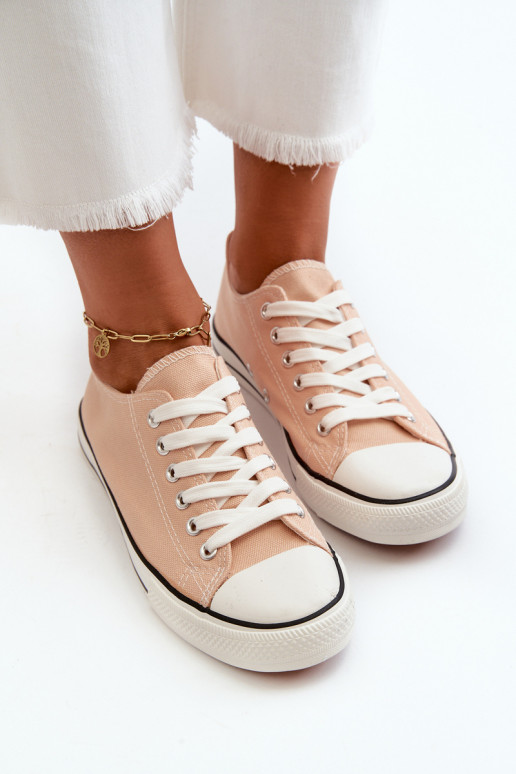 Moteriški klasikiniai žemi sportbačiai Pink Caelira