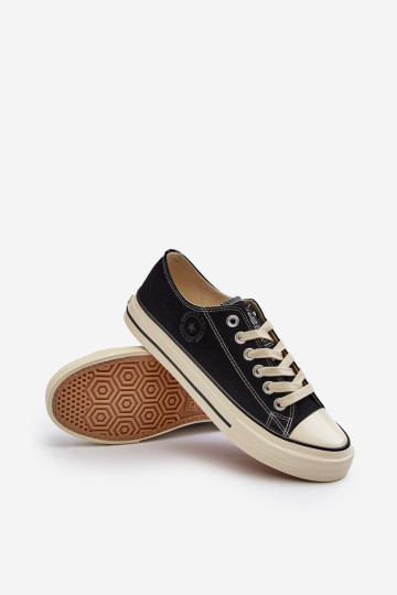 Vyriški žemi sportbačiai Big Star NN174099 juodi 2