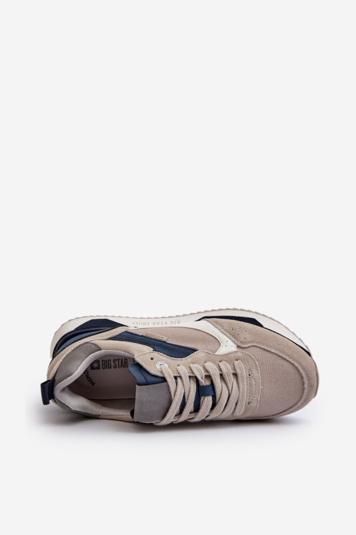 Vyriški sportbačiai atminties putų sistema Big Star NN174348 pilka