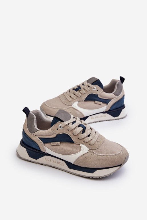 Vyriški sportbačiai atminties putų sistema Big Star NN174348 pilka