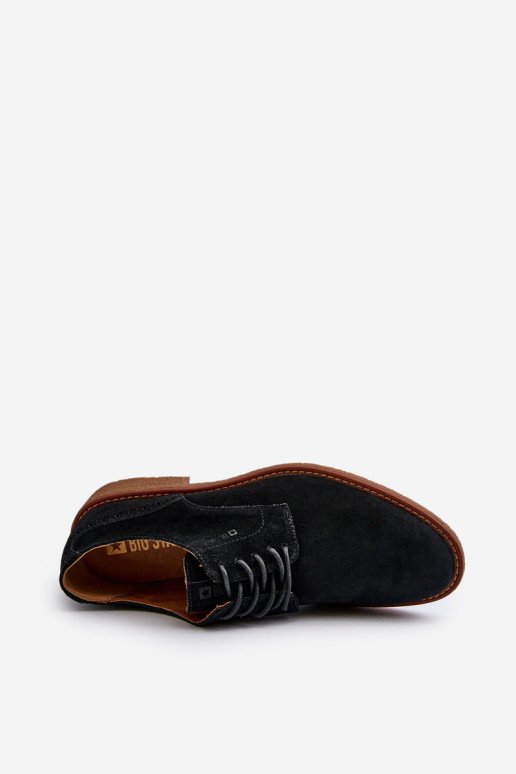 Zomšiniai vyriški batai Big Star NN174212 Juodi