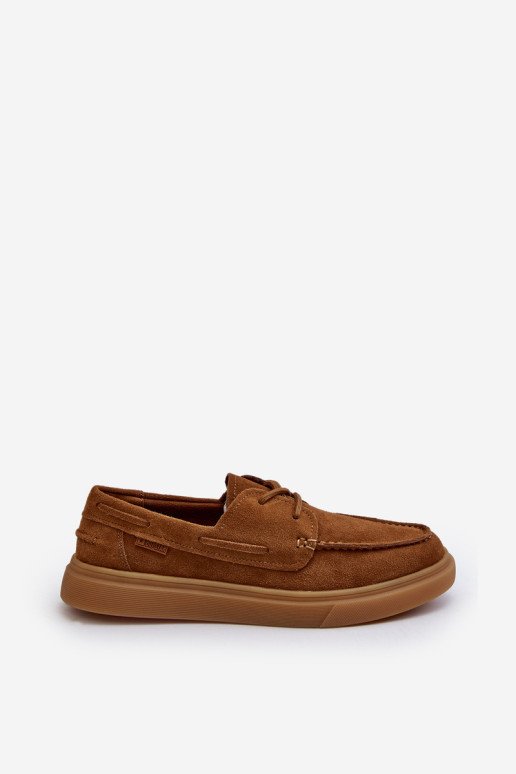 Zomšiniai vyriški Brogues Mocasins Big Star NN174198 Camel