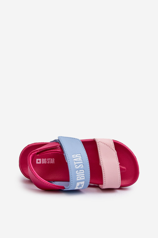 Šviesūs sandalai mergaitėms Big Star NN374527 Rožiniai