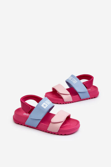 Šviesūs sandalai mergaitėms Big Star NN374527 Rožiniai