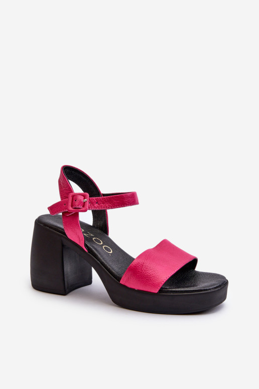 „Zazoo 40386“ moteriški odiniai basutės ant fuksijos spalvos