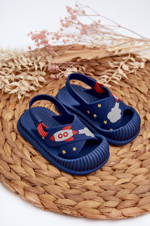 Vaikiškos basutės 83525 Ipanema Cute Baby tamsiai mėlynos spalvos