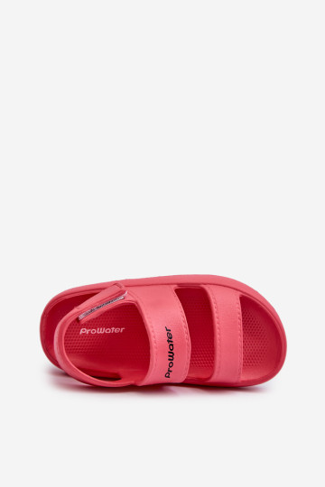 Šviesūs Velcro putplasčio sandalai ProWater PRO-24-05-02K Pink