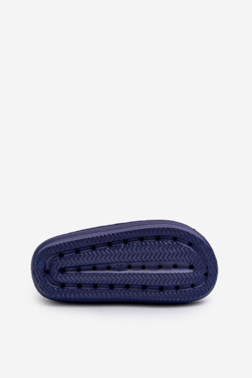 Šviesūs Velcro putplasčio sandalai ProWater PRO-24-05-01K Tamsiai mėlyni
