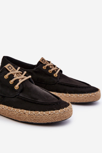 Vyriškos suvarstomos espadrilės Big Star NN174051 juodos