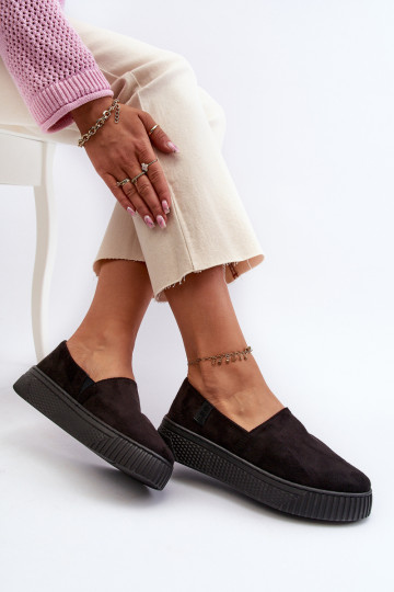 Moteriški sportbačiai su platforma NN276010 Memory Foam System juodi