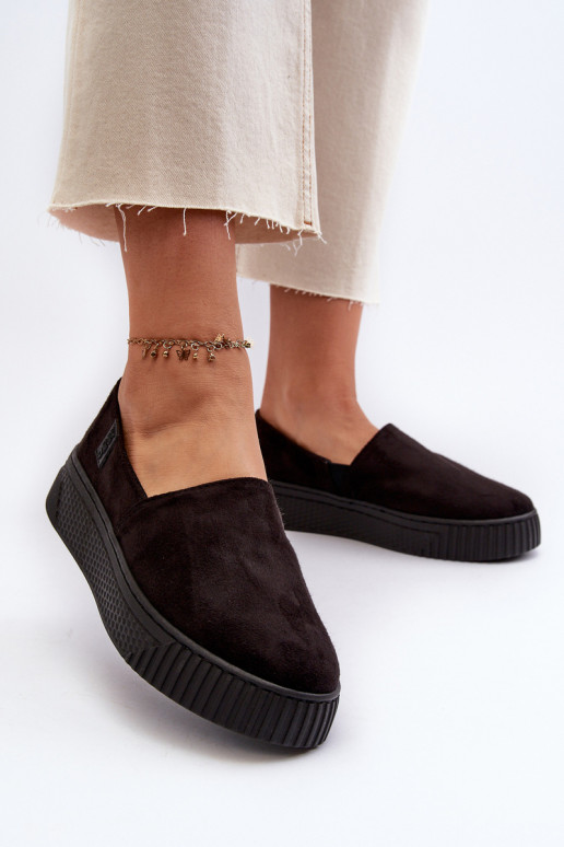 Moteriški sportbačiai su platforma NN276010 Memory Foam System juodi