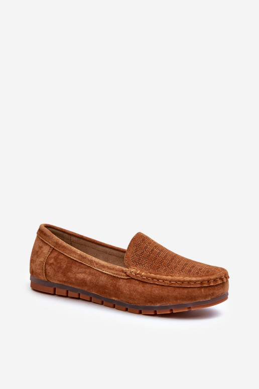 Zomšiniai moteriški mokasinai Camel S.Barski LR755