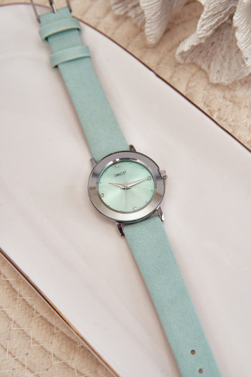 Moteriškas laikrodis su mėtiniu dirželiu Ernest E62035L 2