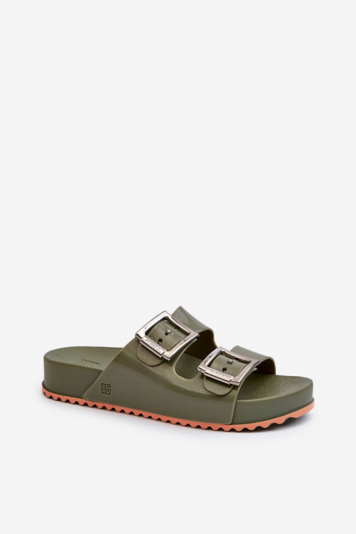 Moteriškos Smooth Slides ZAXY NN285057 Tamsiai žalia