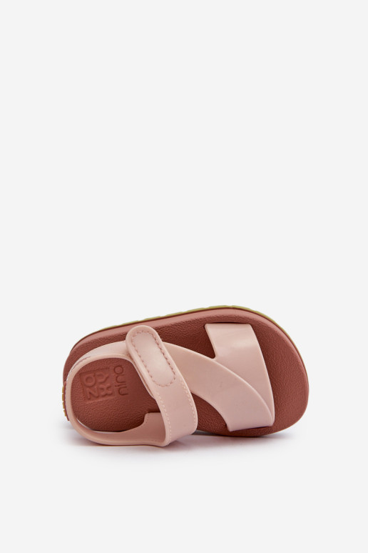 Vaikiški Velcro sandalai Kvepiantys ZAXY LL385002 Šviesiai rožinės spalvos
